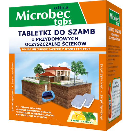 [B MI UT] MICROBEC ULTRA Tabletki do szamb 16x20g