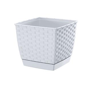 [DON DRLK145-S449] Doniczka RATOLLA SQUARE biały 145
