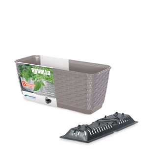 [DON DRL400PW-7529U] Doniczka RATOLLA PW mocca 400