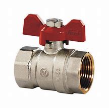 [H ZAW112] Zawór kulowy motylek 1/2"