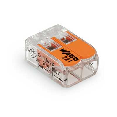 [ZZW ORG L2] Złączka WAGO na linkę z dźwigniami 2 styki ORGINAŁ