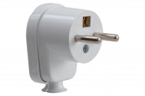 [WT WT16] Wtyczka kątowa z uziemieniem WT-16 BI