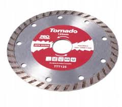 [TDTP125] Tarcza diamentowa TORNADO PEŁNA 125mm (mokro)