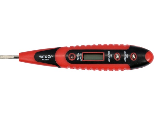[PRNAP YT] Próbnik napięcia instalacji elektrycznej YATO-28630
Elektroniczny