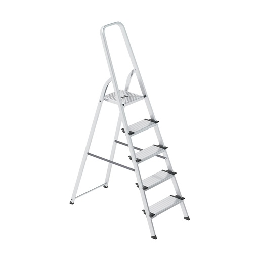 [DRAALDO SCP 5] Drabina aluminiowa z szerokimi podestami SMART COMFORT PLUS BS-DA5 150kg Bayersystem