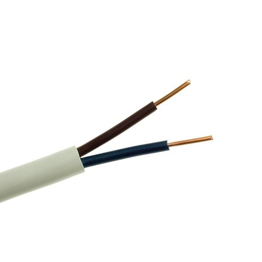 [P YDY 2X1,5] Przewód instalacyjny okrągły 450/750V YDY 2x1,5 (100mb)