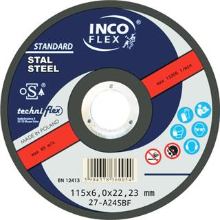 [TU A27 115X60] Tarcza do szlifowania metalu A27 115X6,0 INCO